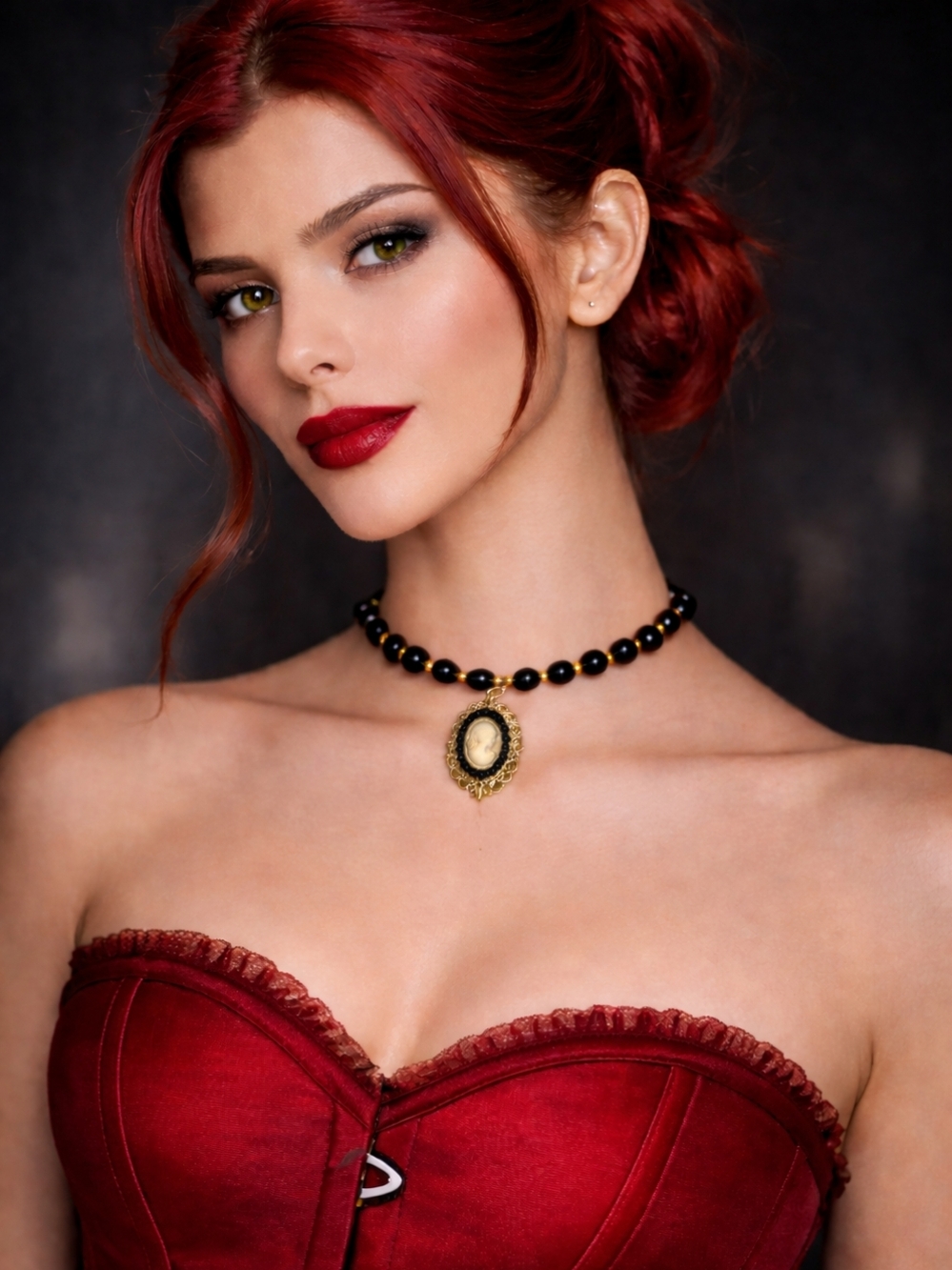 Handmade Cameo Choker Necklace